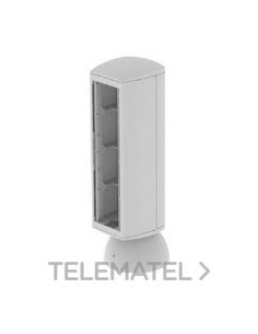 TORRETA PARA 4 MECANISMOS 80 U24X GRIS