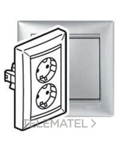 VL-BASE MBLOC 2X2P+T TORN ALUM