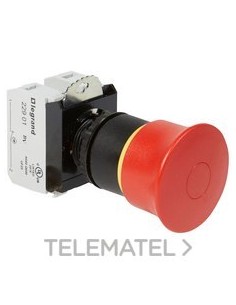 PULS. SETA DIAM 40 ROJO+1NC1NA