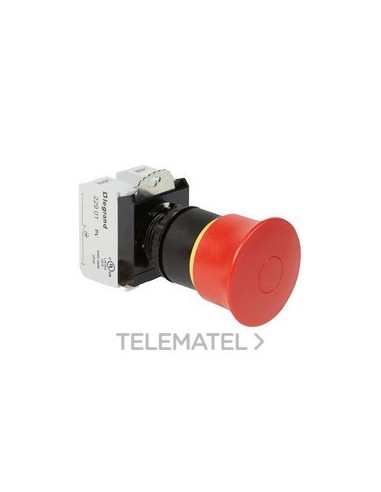 PULS. SETA DIAM 40 ROJO+1NC1NA