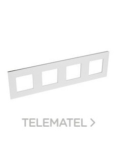 VN-PLACA 4ELE BLANCO/CROMO