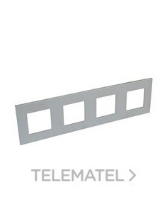 VN-PLACA 4ELE ALUMINIO