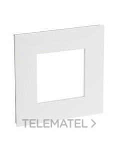 VN-PLACA 1ELE BLANCO/ORO ROSA