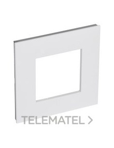 VN-PLACA 1ELE BLANCO/CROMO