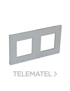 VN-PLACA 2ELE ALUMINIO