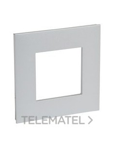 VN-PLACA 1ELE ALUMINIO/CROMO