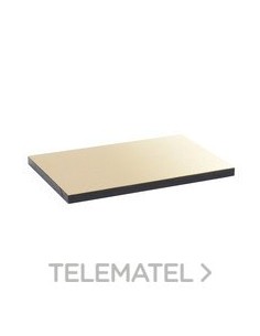 PLACA BRON TAPA MATAL 12/18M