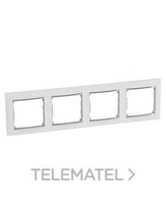 VL-PLACA 4ELE HOR BLANCO/PLATA