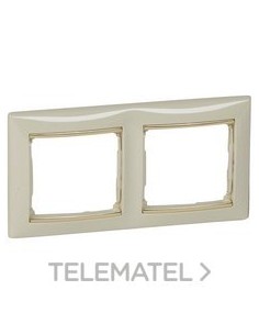 VL-PLACA 2ELE HOR MARFIL/ORO