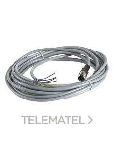 CONECTOR CABLE PVC MACHO M12 5pin 5m