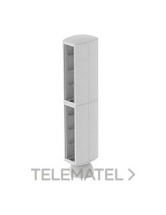 TORRETA PARA 16 MECANISMOS 80 U24X GRIS