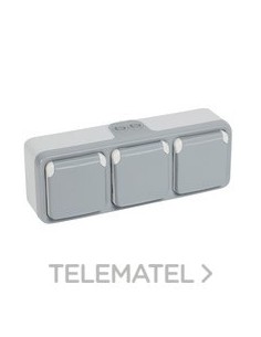 PL-MBL SUP 3X2P+T TOR HOR GRIS