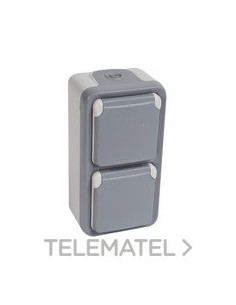 PL-MBL SUP 2X2P+T TOR VER GRIS
