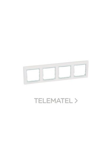 VL-PLACA 4ELE HOR BLAN/CRISTAL