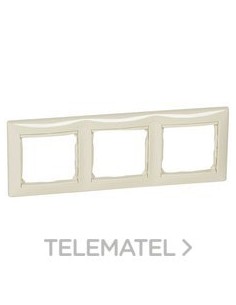 VL-PLACA 3ELE HOR MARFIL