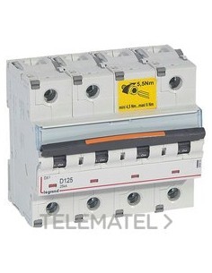 MAGNET DX3 25kA D 4P 125A