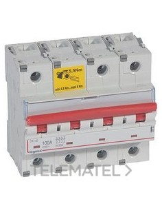 INTERRUPTOR DX3 IS-A 4P 100A