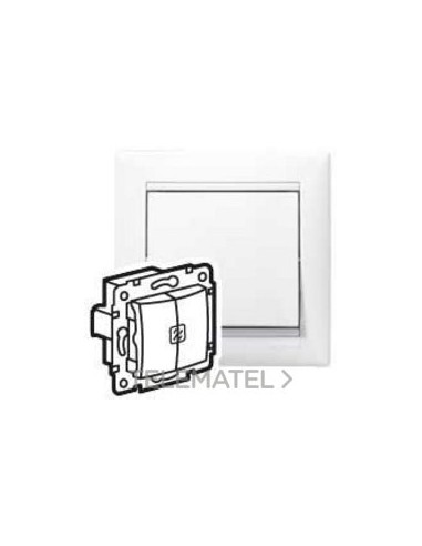 VL-CONM DOBLE LUMI 1P 10A BLAN