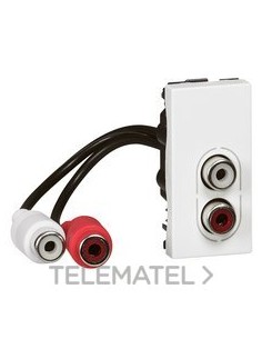 MO-BASE 2RCA 1M BL CABL