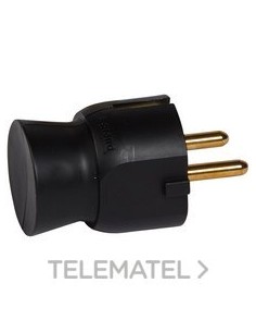 CLAVIJA 2P+T 16A S/LAT NEGRA