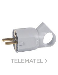 CLAVIJA 2P+T C/TIRADOR GRIS