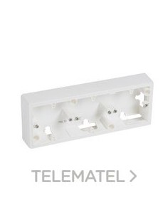 VL-CAJA SUPERFICIE 3ELE BLAN