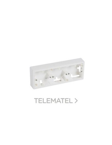 VL-CAJA SUPERFICIE 3ELE BLAN