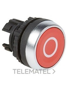 CABEZA PULSADOR RAS ROJO "0"