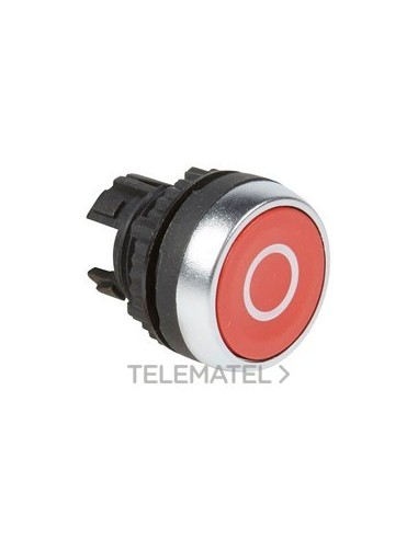CABEZA PULSADOR RAS ROJO "0"