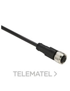 CABLE FUENTE M12 CON 4 CONTACTOS 2m