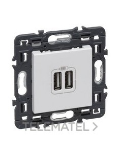 VN-BASE 2XUSB TIPA 2,4A BLAN