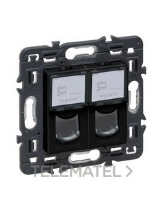 VN-BASE 2XRJ45 UTP CAT.6 DARK