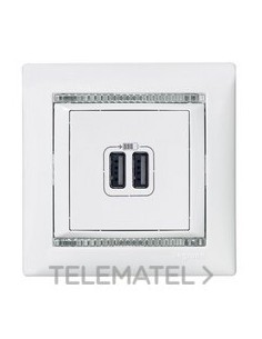 VL-BASE USB A+A 2,4A/5V BLAN