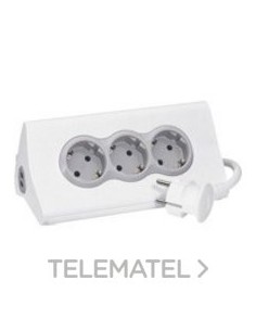 MOMO 3X2P+T 2USB 1M5 BL