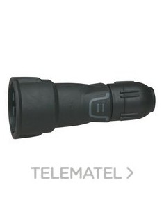 BASE 2P+T 16A CAUCHO PRENSA