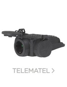 BASE MOVIL 3X2P+T CAUCHO