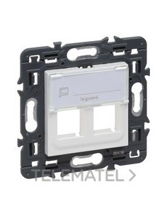 VN-ADAPT.2XRJ45 KEYSTONE BLAN