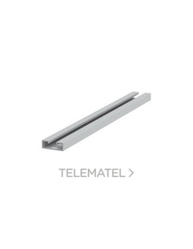 TELE-RAÍL  PVC-M1 U23X 18x50 GRIS