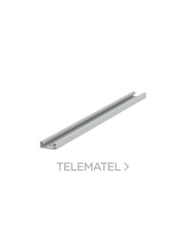 TELE-RAÍL PVC-M1 U23X 14x36 GRIS