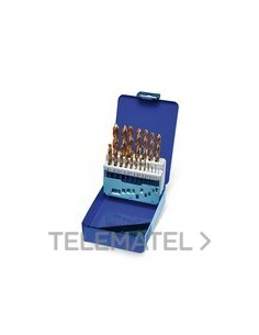 SET 19 BROCAS HELICOIDALES SB19-TIN d.1