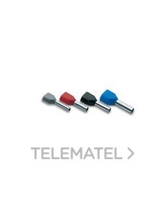 PUNT.HCA.DBL.PKT TWIN 2x0,5mm² LGO.8mm