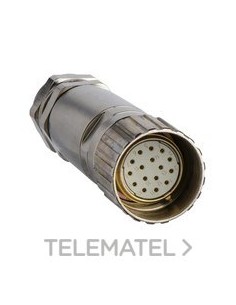 CONECTOR M23 H RECTO 16 PINS