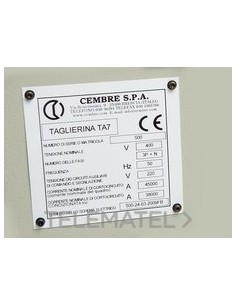 PLACA CUA.MG-VRT-RH 48811GY 50x100mm GR