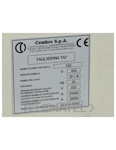 PLACA CUA.MG-VRT-A 88700NGY 32x58mm GR