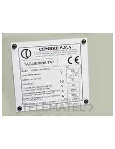 PLACA CUA.MG-VRT-AH 88637 102x138mm AZ