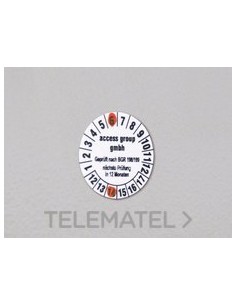 ETIQ.SEÑALIZ.MG-SIGNS-A 990927 CIRC.40mm