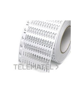 PL.MARCACABLE TPM-ROLL 44091B 4x12mm BL