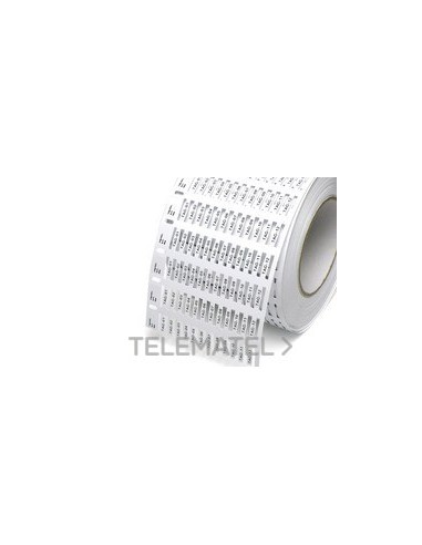 PL.MARCACABLE TPM-ROLL 44091B 4x12mm BL