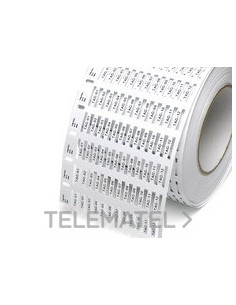 PL.MARCACABLE TPM-ROLL 44040B 4x10mm AM.