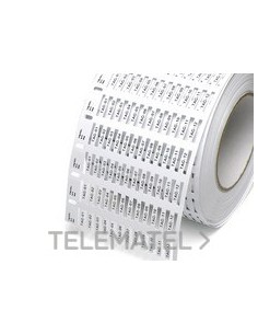 PL.MARCACABLE TPM-ROLL 44090B 4x10mm BL